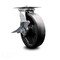 Service Caster 8 Inch Heavy Duty Glass Filled Nylon Caster with Roller Bearing and Brake SCC SCC-35S820-GFNR-SLB - alternate 1